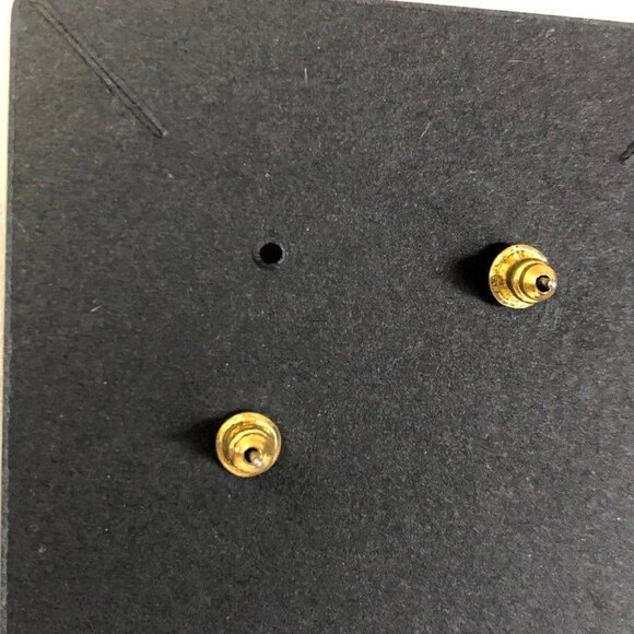 Morgan Taylor Infinity Pierced Dangle Earrings Black & Gold - Picture 3 of 6